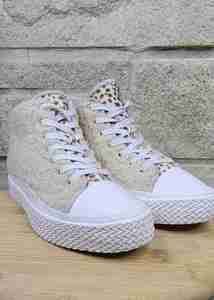 Dolce Vita Veola Plush Faux Fur High Top Sneaker Size 7